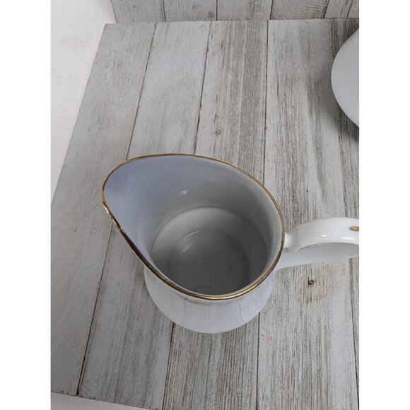 International Brighton Claridge 8302 Porcelain Creamer & Sugar Bowl Set - Picture 4 of 11